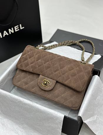 Chanel Flap Bag Suede Vintage Color Size 25.5cm