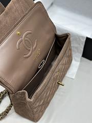 Chanel Flap Bag Suede Vintage Color Size 25.5cm - 3