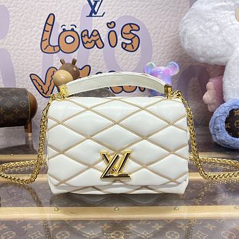 Louis Vuitton M25060 GO-14 MM Cream Beige Size 23 x 16 x 10 cm