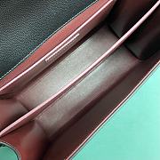 YSL Cassandra Medium Top Handle Bag In Grain De Poudre Embossed Leather 623931 Black Size 24,5 X 20 X 11,5 CM - 3