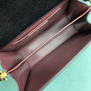 YSL Cassandra Mini Top Handle Bag In Grain De Poudre Embossed Leather 623930 Black Size 20 X 16 X 7,5 CM - 4