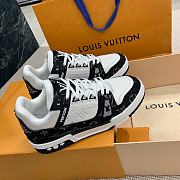 Louis Vuitton Icon LV Trainer Sneaker Black Denim - 3