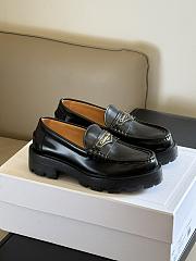 Dior Boy Platform Loafer Black Brushed Calfskin - 1