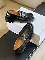 Dior Boy Platform Loafer Black Brushed Calfskin - 4