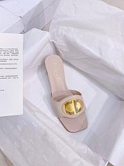 Forever Dior Heeled Slide Nude Calfskin - 2