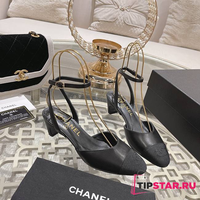 Chanel G45370 Slingbacks Black - 1