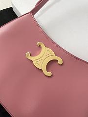 Celine Medium Tilly Bag In Shiny Calfskin Pink Size 22 X 13.5 X 4 CM - 5
