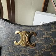 Celine Medium Tilly Bag In Triomphe Canvas And Calfskin Size 22 X 13.5 X 4 CM - 2