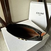 Celine Medium Tilly Bag In Triomphe Canvas And Calfskin Size 22 X 13.5 X 4 CM - 3