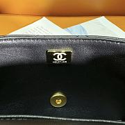 Chanel Mini Flap Bag AS4385 Black Lambskin Size 12.5 × 17 × 5 cm - 4