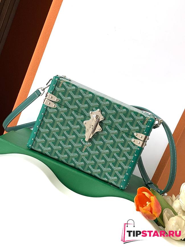 Goyard Cassette Trunk Bag Green Size 15 x 6.5 x 21 cm - 1