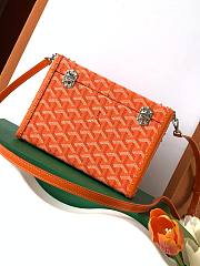 Goyard Cassette Trunk Bag Orange Size 15 x 6.5 x 21 cm - 5