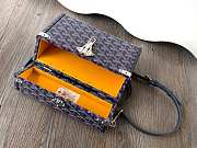 Goyard Cassette Trunk Bag Navy Blue Size 15 x 6.5 x 21 cm - 3