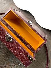 Goyard Cassette Trunk Bag Red Size 15 x 6.5 x 21 cm - 2