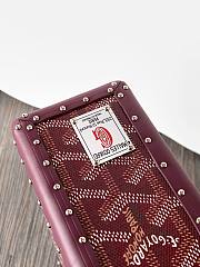 Goyard Cassette Trunk Bag Burgundy Size 15 x 6.5 x 21 cm - 4