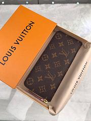 Louis Vuitton M61298 Clémence Wallet Rose Monogram Size 20 x 9 x 2 cm - 1