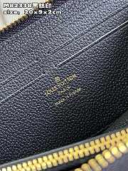 Louis Vuitton M82338 Clémence Wallet Black/Beige Monogram Size 20 x 9 x 2 cm - 4