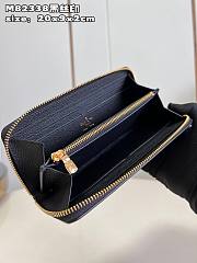Louis Vuitton M82338 Clémence Wallet Black/Beige Monogram Size 20 x 9 x 2 cm - 2