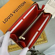 Louis Vuitton N60534 Clémence Wallet Cherry Damier Ebene Size 19.5 x 9 x 1.5 cm - 2