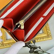 Louis Vuitton N60534 Clémence Wallet Cherry Damier Ebene Size 19.5 x 9 x 1.5 cm - 3