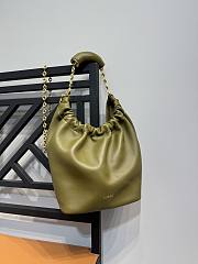 Loewe Small Squeeze Bag In Nappa Lambskin Olive Size 29X24X10.5 cm - 1