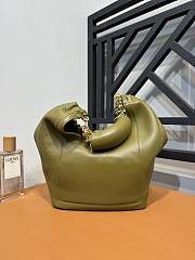 Loewe Small Squeeze Bag In Nappa Lambskin Olive Size 29X24X10.5 cm - 3