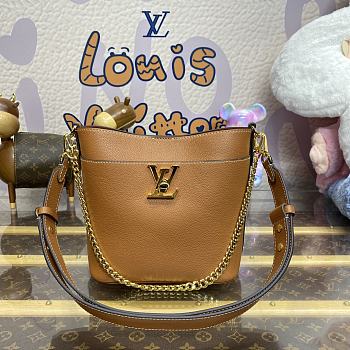 Louis Vuitton M24165 Lock And Walk Cognac Brown Size 20 x 20.5 x 12 cm