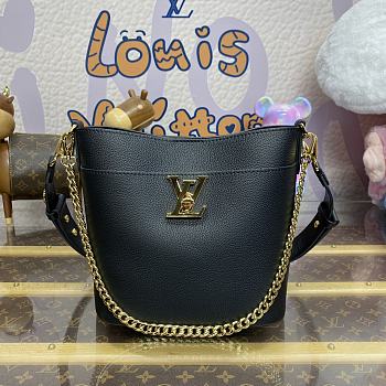 Louis Vuitton M24006 Lock And Walk Black Size 20 x 20.5 x 12 cm