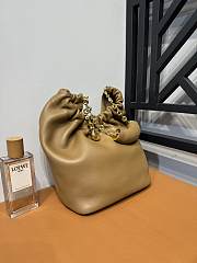 Loewe Small Squeeze Bag In Nappa Lambskin Brown Size 29X24X10.5 cm - 4