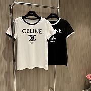 Celine Paris T-Shirt In Cotton Jersey - 1