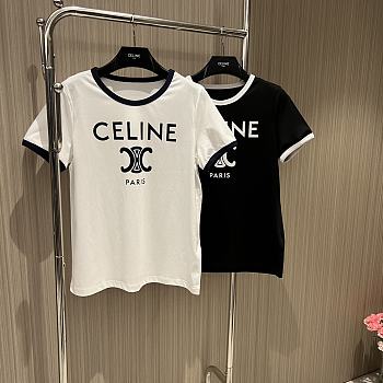 Celine Paris T-Shirt In Cotton Jersey