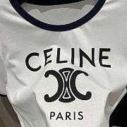 Celine Paris T-Shirt In Cotton Jersey - 5