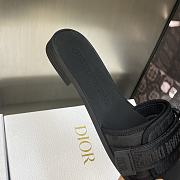 Dio(r)evolution Slide Uber Black Dior Oblique Technical Fabric - 4