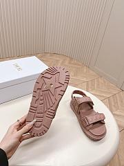 Dioract Sandal Pink Quilted Cannage Calfskin - 4