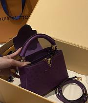 Louis Vuitton N94230 Capucines Ostrich Mini Purple Size 21 x 14 x 8 cm - 6