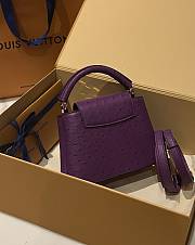 Louis Vuitton N94230 Capucines Ostrich Mini Purple Size 21 x 14 x 8 cm - 4