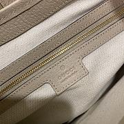 Gucci Jackie 1961 Small GG Shoulder Bag 678843 Beige & White Size 28.5x4x19cm - 2