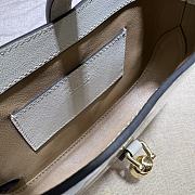 Gucci Jackie 1961 Mini Shoulder Bag ‎699651 White Patent Size 19*13*3cm - 3