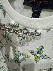 Louis Vuitton Floral Monogram T-Shirt Green - 4