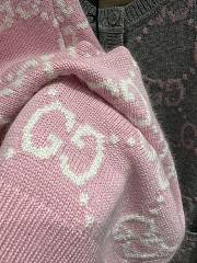 Gucci GG Knit Wool Top Pink ‎772888 - 4