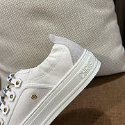 Walk'n'Dior Sneaker White Canvas and Suede Calfskin - 5