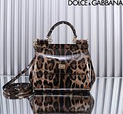 Kim D&G Medium Sicily Handbag Leopard Print Size 18.5 x 20 x 10 cm - 1