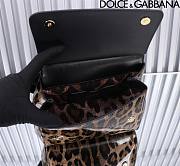 Kim D&G Medium Sicily Handbag Leopard Print Size 18.5 x 20 x 10 cm - 5
