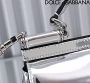 D&G Small Sicily Handbag Silver Size 13 x 19 x 6 cm - 5
