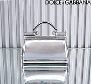 D&G Small Sicily Handbag Silver Size 13 x 19 x 6 cm - 4