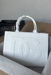D&G Medium calfskin DG Daily Shopper White Size 29.5 x 36.5 x 13.5 cm - 2