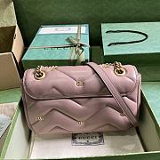 Gucci GG Marmont Small Shoulder Bag Rose Beige ‎443497 Size 26x15x7cm - 3