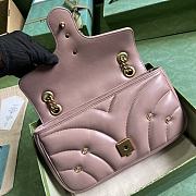Gucci GG Marmont Small Shoulder Bag Rose Beige ‎443497 Size 26x15x7cm - 5