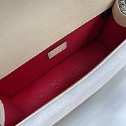 Gucci Dionysus Small Rectangular Bag ‎499623 Ivory leather Size 25 x 13.5 x 7cm - 4