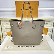 Louis Vuitton M45686 Neverfull MM Tote Bag Dune Gray Size 31 x 28 x 14 cm - 3